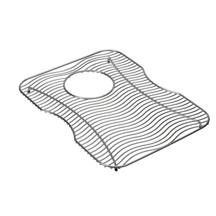 Sink Kit Lustertone Classic 16.5 x 20.5 Inch Single Bowl Lustrous Satin Bottom Grid Drain - Frankwebs