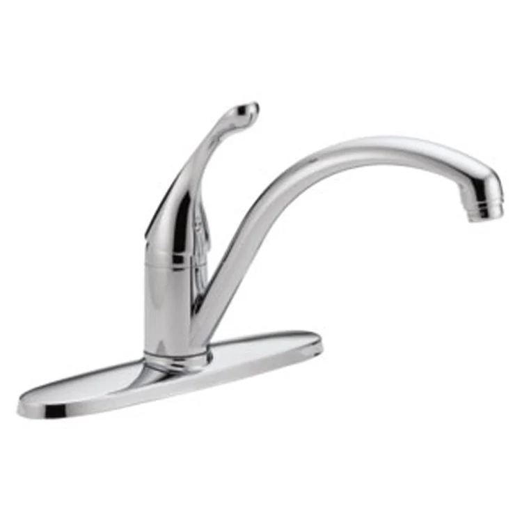 Collins Single Handle Kitchen Faucet with Escutcheon - Frankwebs
