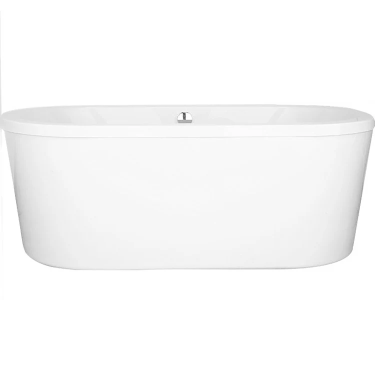 Soaking Tub Designer Collection Estee 72 x 36 Inch Freestanding Tub Only Center Bone Acrylic - Frankwebs