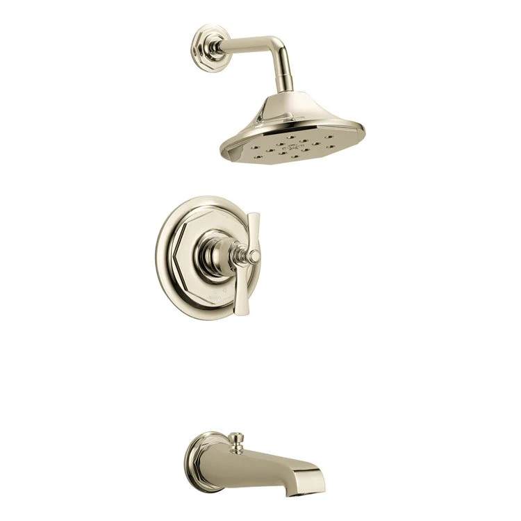 Tub and Shower Trim Rook TempAssure Thermostatic 2 Lever Brilliance Luxe Gold ADA 8.6 Gallons per Minute - Frankwebs