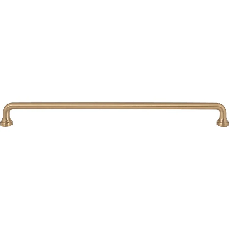 Drawer Pull Atlas Malin Warm Brass Zinc Alloy 12 Inch 12-11/16 x 3/8 Inch - Frankwebs