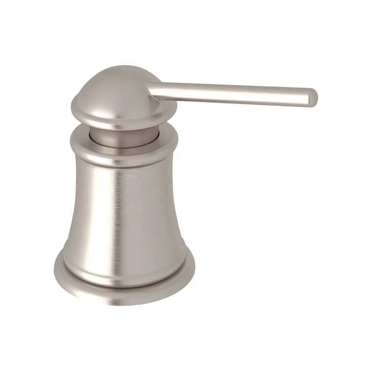 Soap Dispenser Satin Nickel Deck Mount Plastic Brass & Lotion 12 Fluid Ounce 3 Inch - Frankwebs