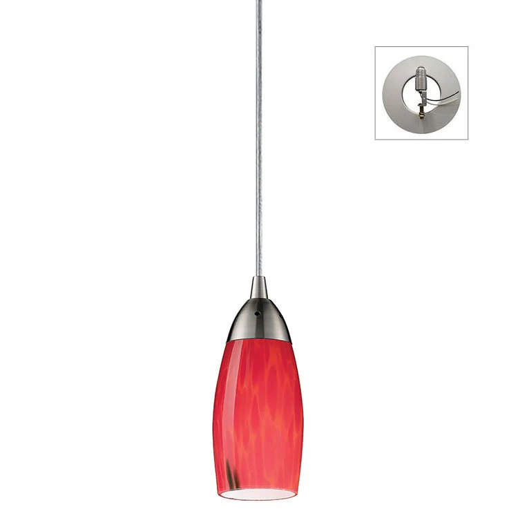 Milan Single-Light Pendant with Recessed Light Kit - Frankwebs