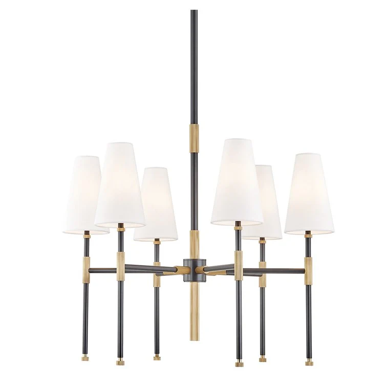 Bowery Six-Light Chandelier by Mark D. Sikes - Frankwebs
