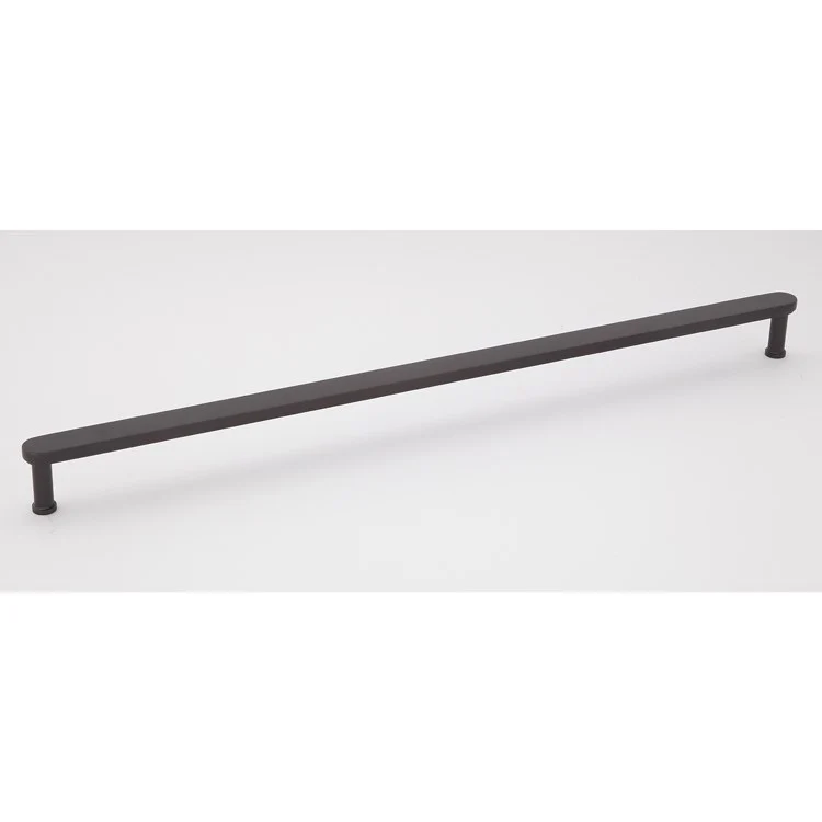 Pull Moderne Oversized Satin Nickel Brass 18 Inch 18-3/4 Inch 1-1/2 Inch - Frankwebs