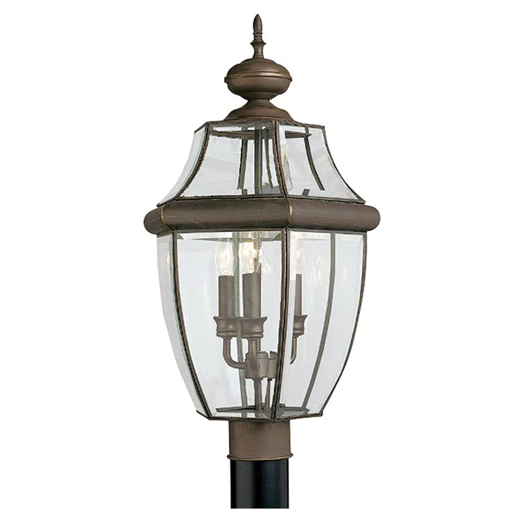 Lancaster Three-Light LED Outdoor Post Lantern - Frankwebs