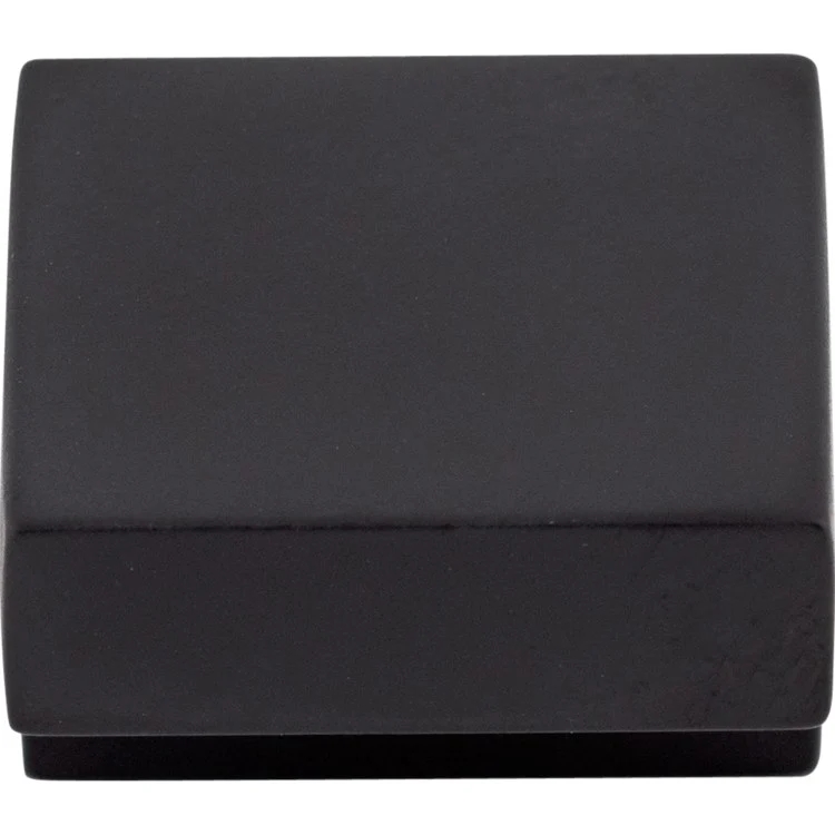 Knob Nouveau Square Flat Black Zinc Alloy 5/8 IN C-C 11/16 Inch - Frankwebs