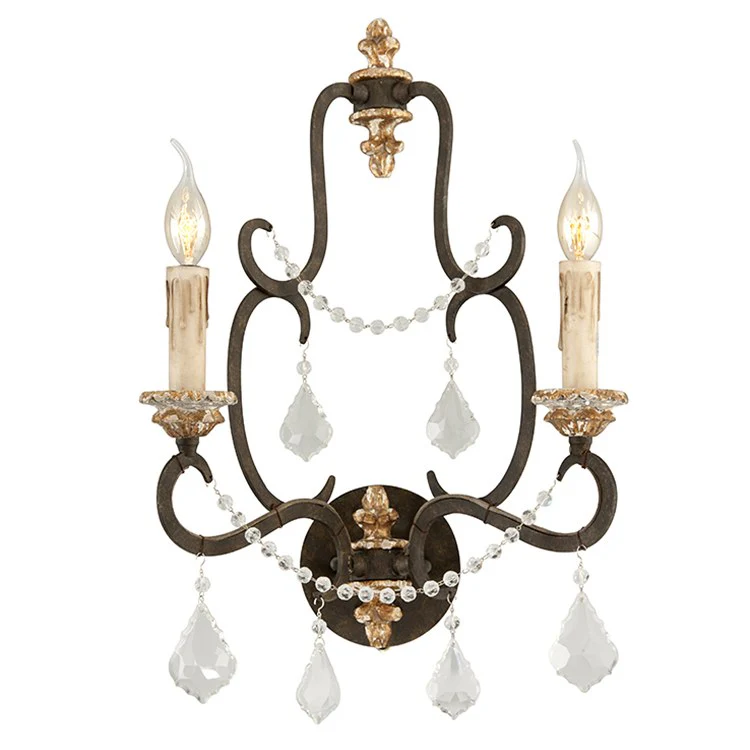 Bordeaux Two-Light Wall Sconce - Frankwebs