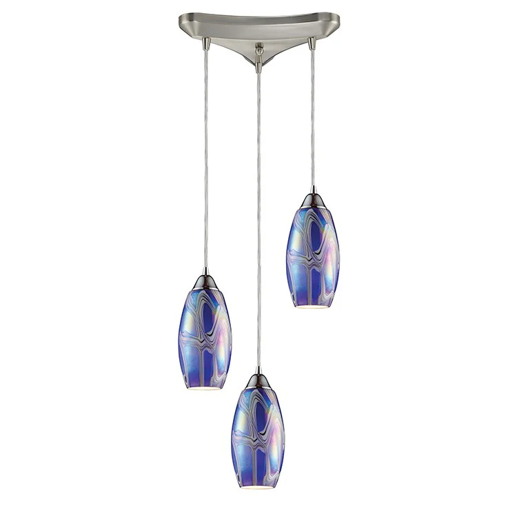 Iridescence Three-Light Pendant - Frankwebs