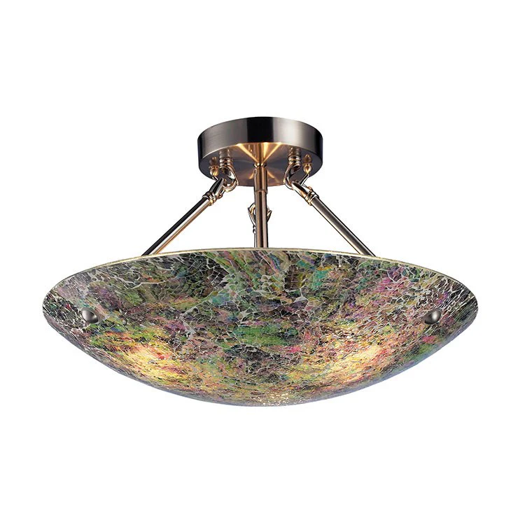 Avalon Three-Light Semi-Flush Mount Ceiling Fixture - Frankwebs