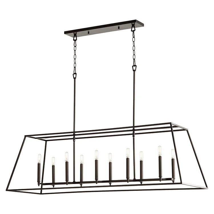 Gabriel Ten-Light Island Chandelier - Frankwebs