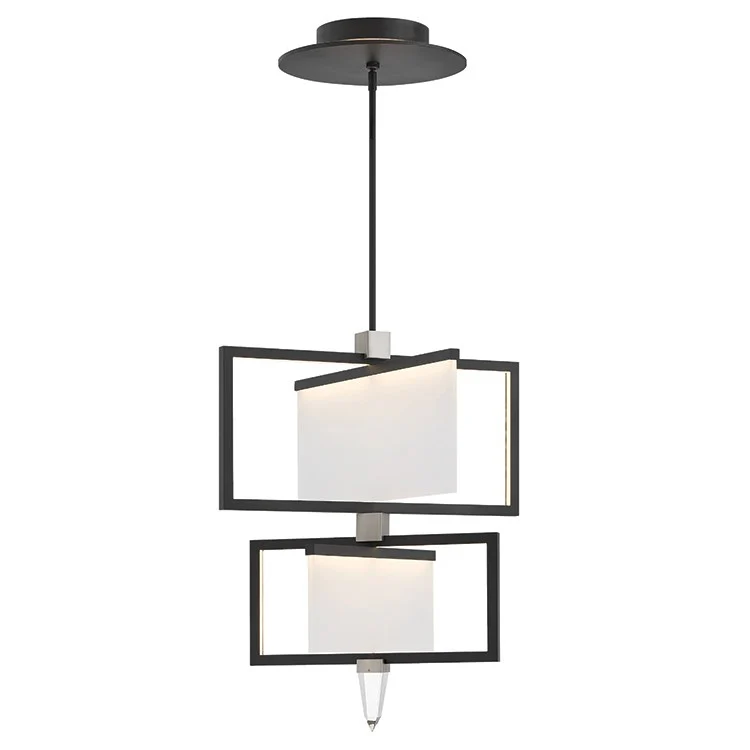 Folio Two-Light, Two-Tier LED Chandelier - Frankwebs