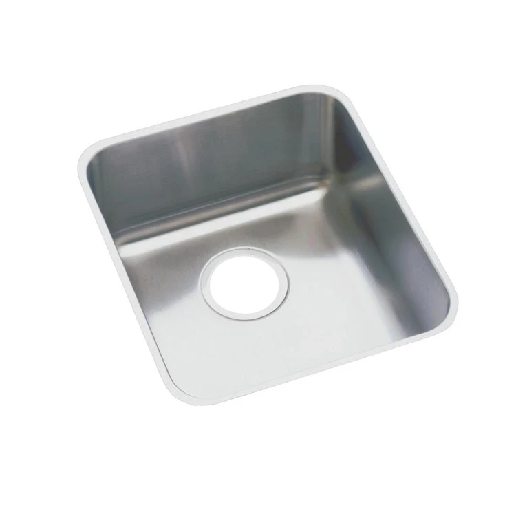 Kitchen Sink Lustertone Classic Gourmet 14 x 18.5 Inch Single Bowl Lustrous Highlighted Satin Undermount - Frankwebs