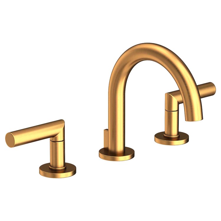 Lavatory Faucet Pavani Widespread 8 to 20 Inch Spread 2 Lever ADA Aged Brass 1.2 Gallons per Minute Brass Spout Height 3-1/8 Inch - Frankwebs