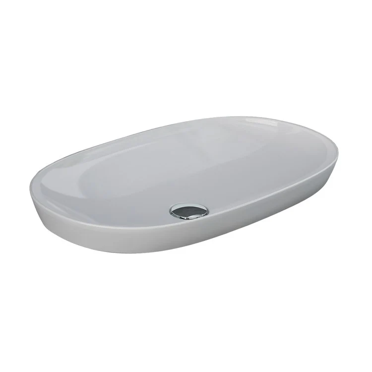 Lavatory Sink Variant Drop In 19-3/4 x 14 Inch Oval White - Frankwebs