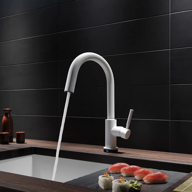Solna Single Handle Pull Down Kitchen Faucet with SmartTouch - Frankwebs