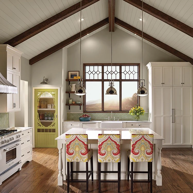 Artesso High Arc Two Handle Widespread Bridge Kitchen Faucet with Sprayer and Lever Handles - Frankwebs