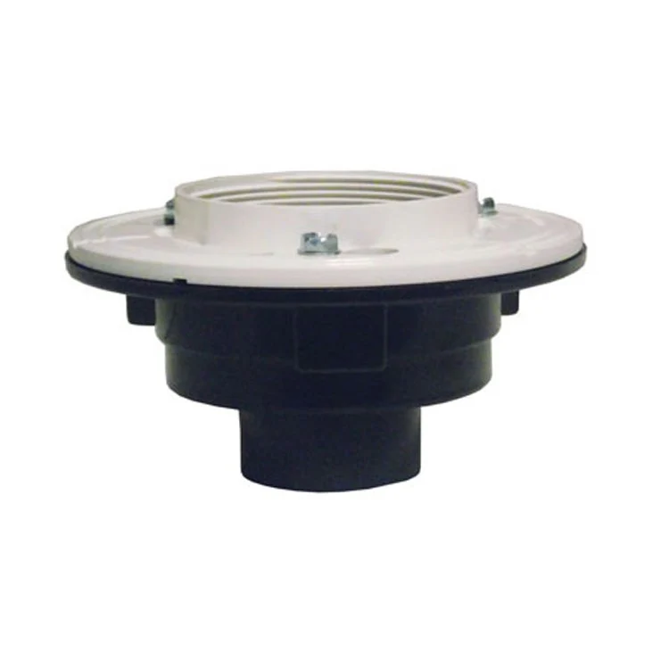 Drain Body 4 Inch Round ABS for 6 Inch Square Shower Drain Throat Model 277-02 - Frankwebs