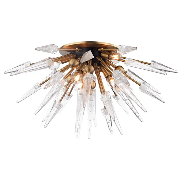 Sparta Six-Light Semi-Flush Mount Ceiling Fixture - Frankwebs