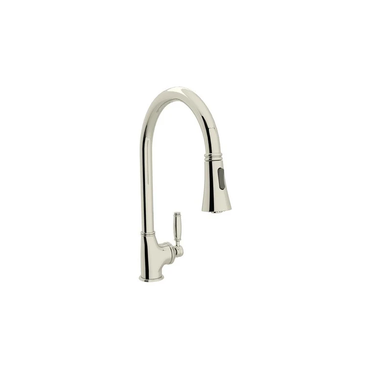 Kitchen Faucet Gotham Pull Down 1 Metal Lever Satin Nickel 1.8 Gallons per Minute - Frankwebs
