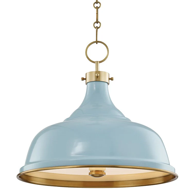 Painted No.1 Three-Light Pendant by Mark D. Sikes - Frankwebs