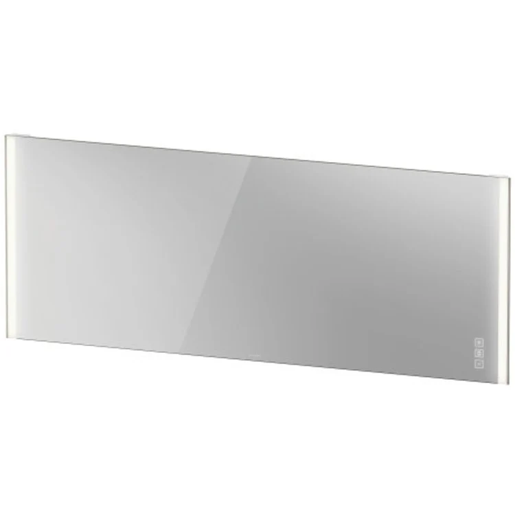 Mirror XViu 31-1/2 x 79-1/2 Inch Champagne Matte with Lighting Rectangle - Frankwebs