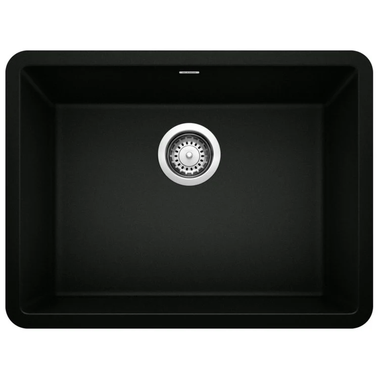 Kitchen Sink Precis 23 x 18 Inch Single Bowl Coal Black Undermount Rectangle Silgranit - Frankwebs