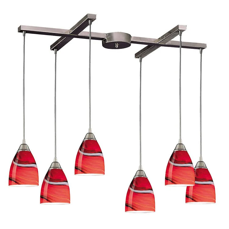Pierra Six-Light Pendant - Frankwebs