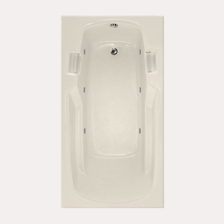 Whirlpool Tub Studio Collection Studio 60 x 32 x 19 Inch Drop-In End Drain White Rectangle - Frankwebs
