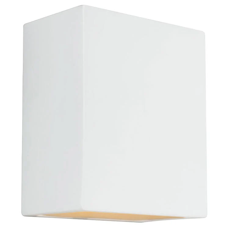 Paintable Ceramic Single-Light Outdoor Wall Sconce - Frankwebs