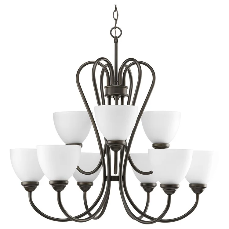 Heart Nine-Light, Two-Tier Chandelier - Frankwebs
