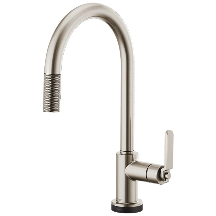 Litze Single Handle SmartTouch Pull Down Faucet with High-Arc Spout/Industrial Handle - Frankwebs