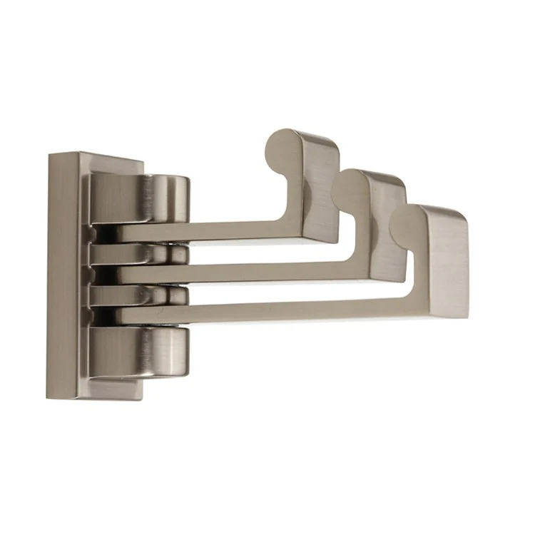 Robe Hook Luna Swivel Polished Nickel 2 Inch 3-3/8 Inch Wall Mount Brass - Frankwebs