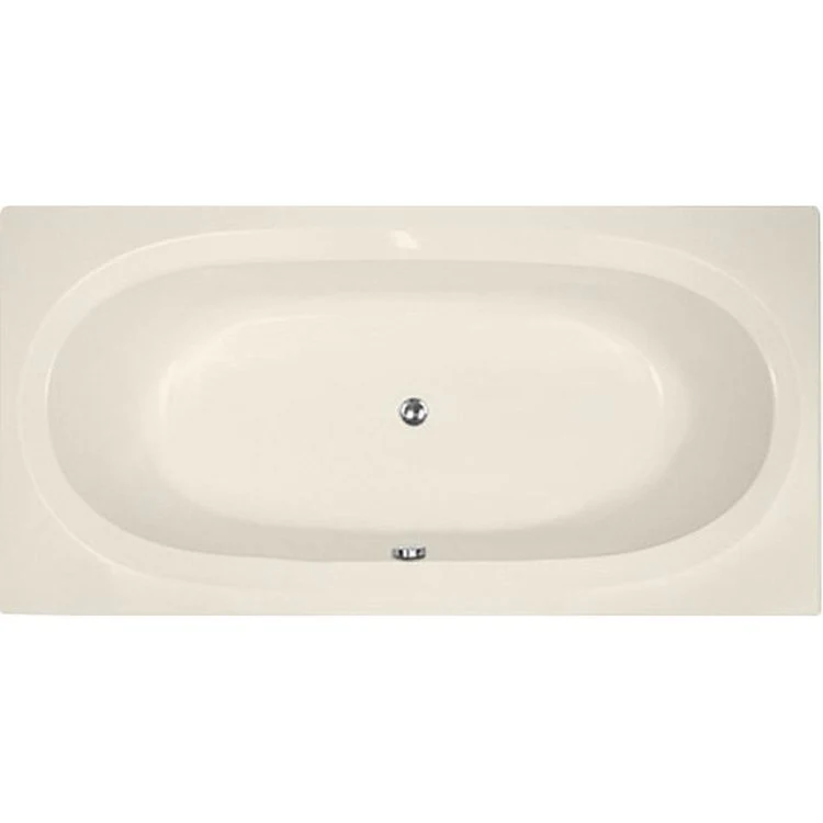 Soaking Tub Designer Collection Caribe 72 x 36 Inch Drop-In Tub Only Center Bone Gelcoat - Frankwebs