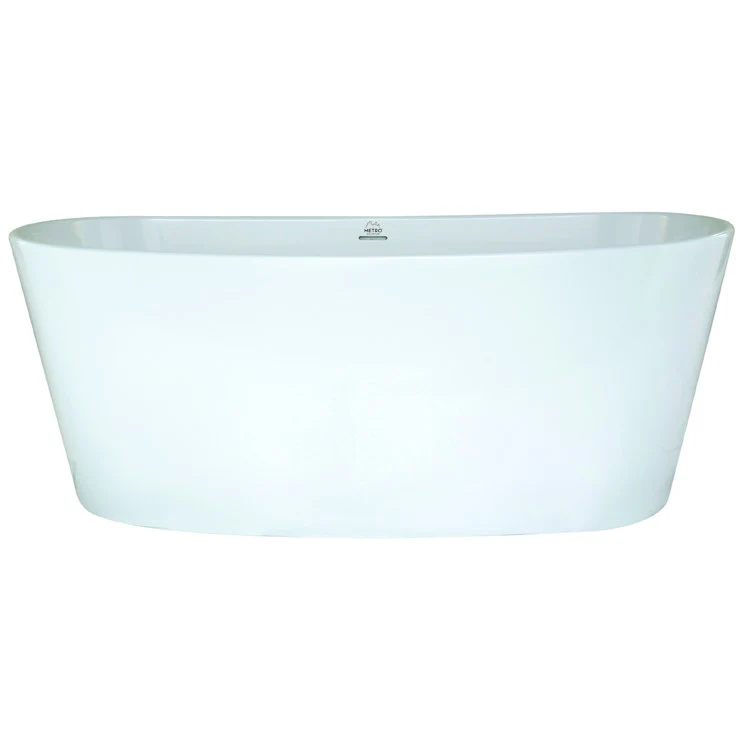 Air Tub Metro Collection Newbury Freestanding White Oval Hydroluxe SS 66 x 31 x 24-1/2 Inch - Frankwebs