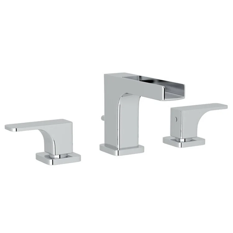 Lavatory Faucet Quartile Deck Mount 2 Metal Lever Polished Nickel 1.2 Gallons per Minute - Frankwebs