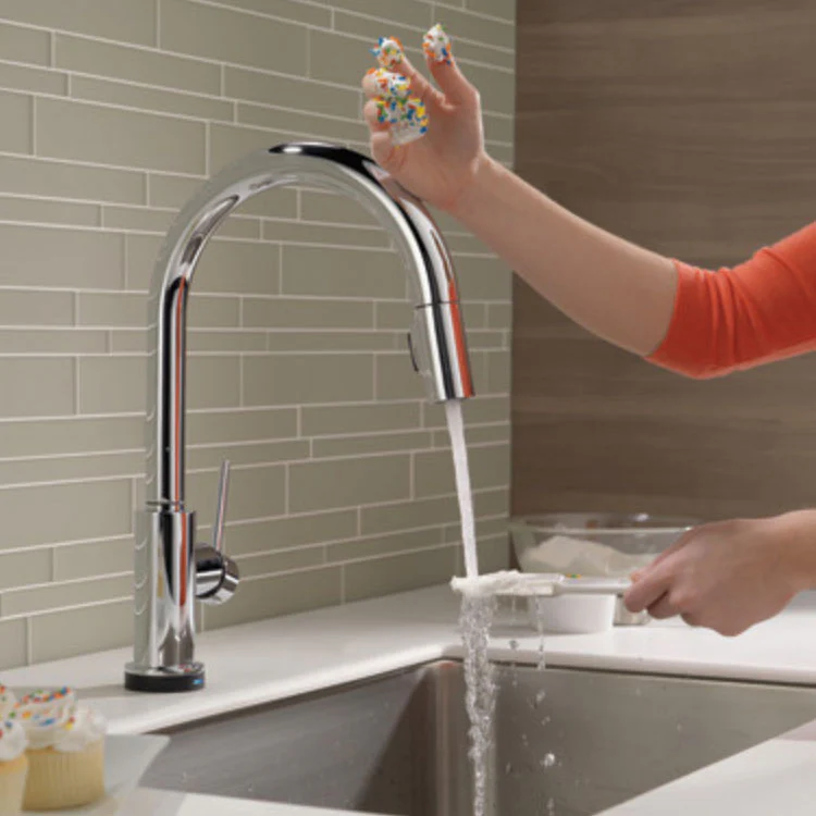 Trinsic VoiceIQ Single Handle Pull-Down Kitchen Faucet with Touch2O Technology - Frankwebs