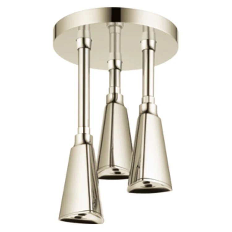 H2Okinetic Single-Function Three-Head Pendant Raincan Shower Head - Frankwebs