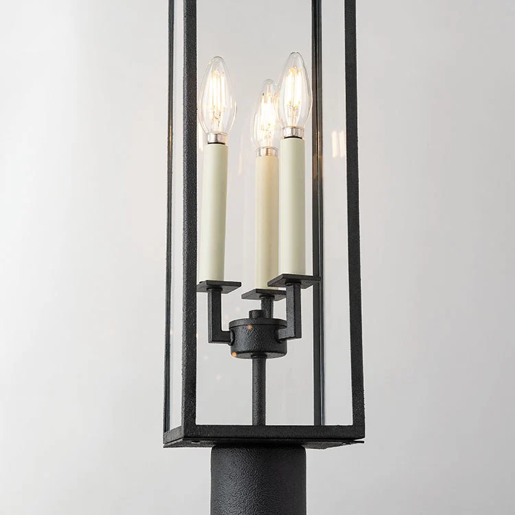Beckham Three-Light Outdoor Post Lantern - Frankwebs