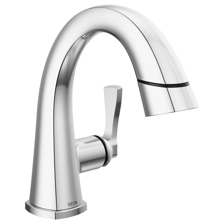 Lavatory Faucet Stryke 1 Lever ADA WaterSense Lumicoat Chrome 1.2 Gallons per Minute Metal Pop-Up 1 Hole Diamond Seal Technology - Frankwebs