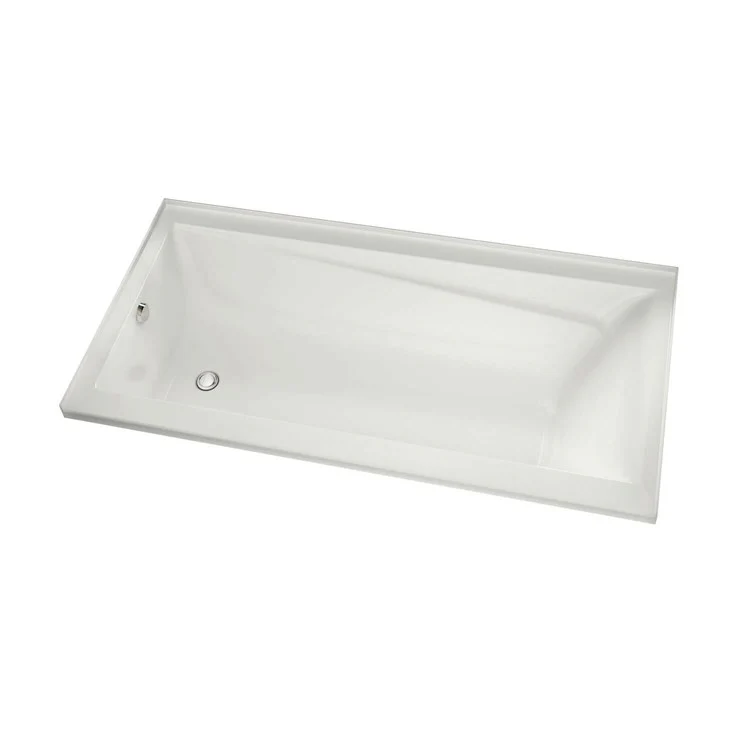 Tub Exhibit IF 65-7/8 x 36 x 18 Inch Alcove with Whirlpool Left White Acrylic - Frankwebs