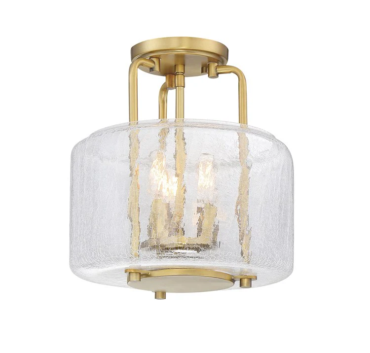 Avalon Three-Light Semi-Flush Mount Ceiling Fixture - Frankwebs