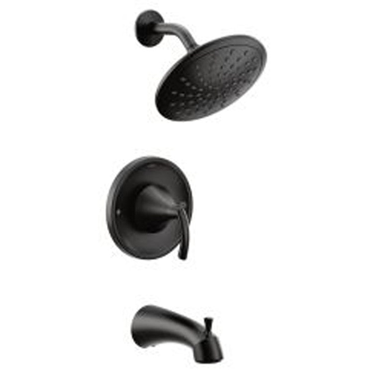 Tub and Shower Trim Glyde Posi-Temp 1 Lever Matte Black ADA 1.75 Gallons per Minute - Frankwebs
