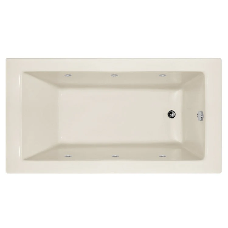 Whirlpool Tub Designer Collection Sydney 60 x 30 x 20 Inch Alcove Right Hand Drain White Rectangle - Frankwebs