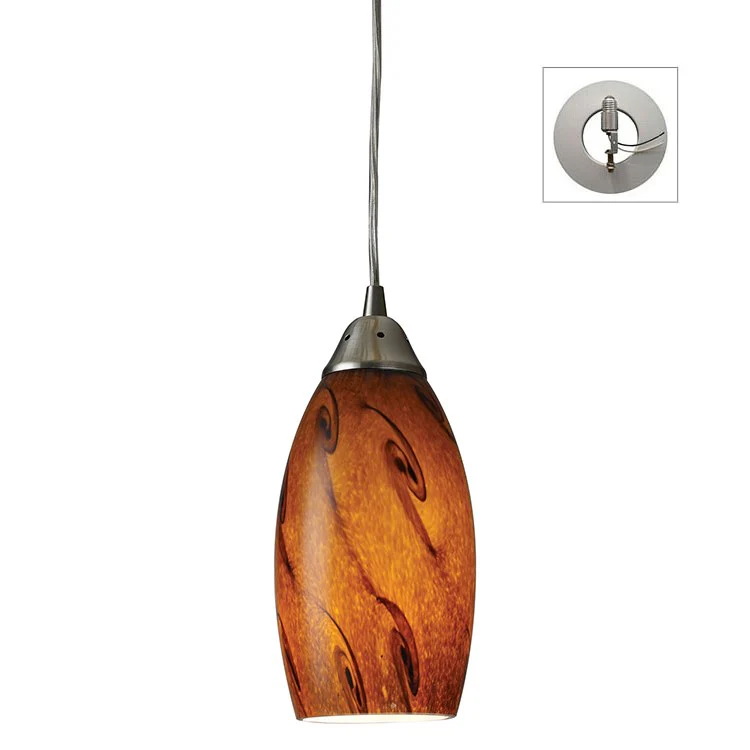 Galaxy Single-Light Pendant with Recessed Light Kit - Frankwebs