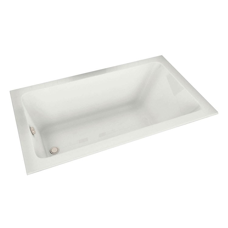 Tub Pose 72 x 42 x 23-5/8 Inch Drop-in with Whirlpool End White Acrylic - Frankwebs