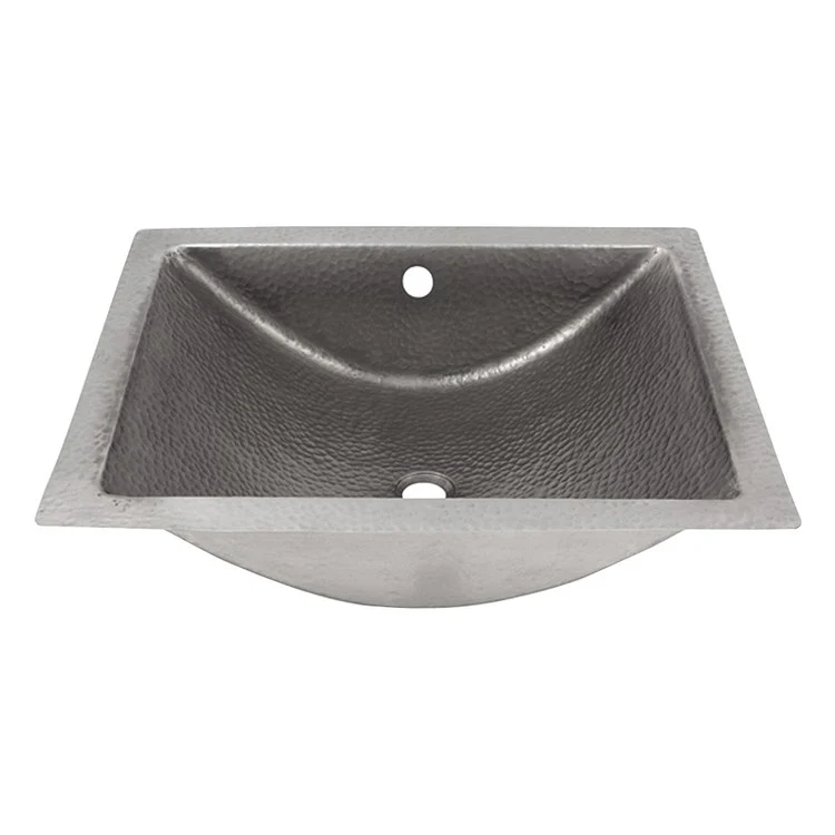 Lavatory Sink Fuller Concave 20 Inch Concave Hammered Pewter - Frankwebs