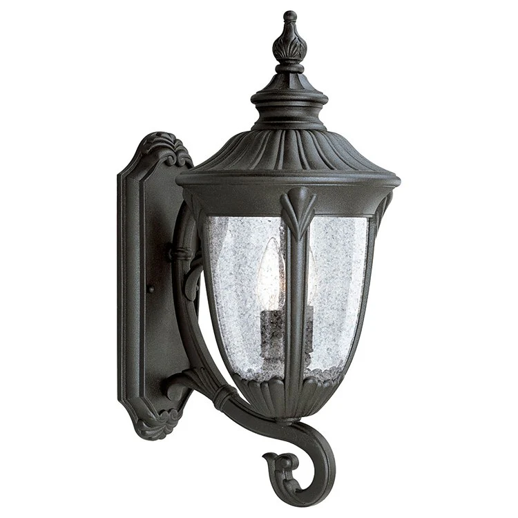 Meridian Two-Light Wall Lantern with Bottom Mount Bracket - Frankwebs