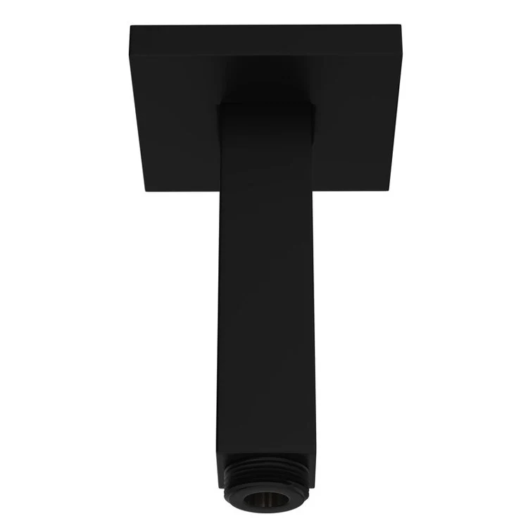 Shower Arm with Square Sliding Escutcheon Polished Chrome 3 Inch 1/2 Inch Male Inlet 1/2 Inch Male Outlet Brass Ceiling Mount - Frankwebs