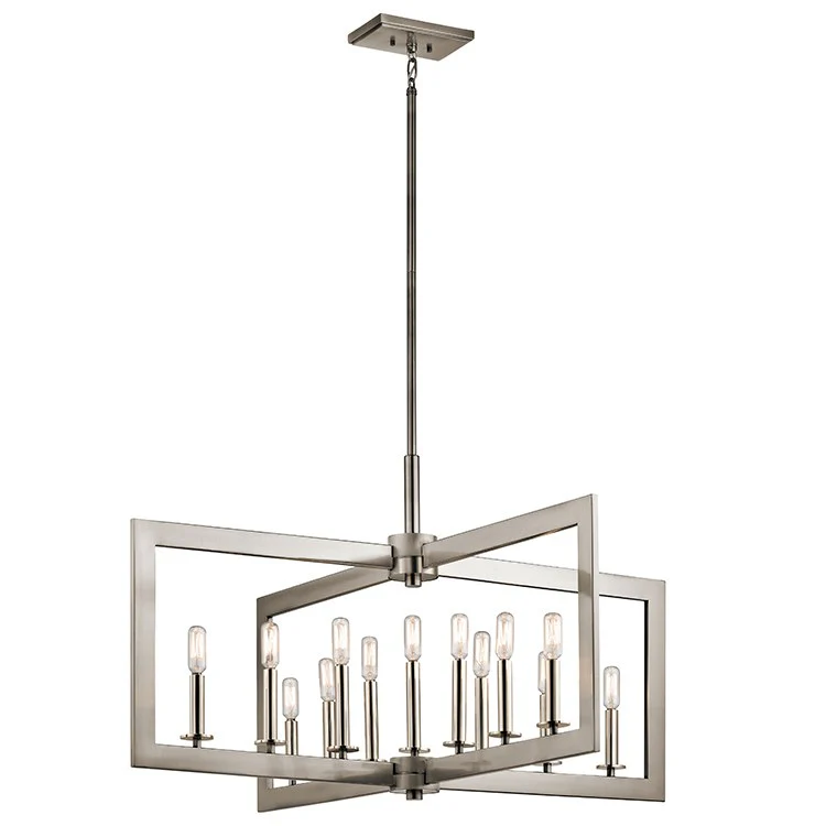 Cullen Thirteen-Light Linear Chandelier - Frankwebs